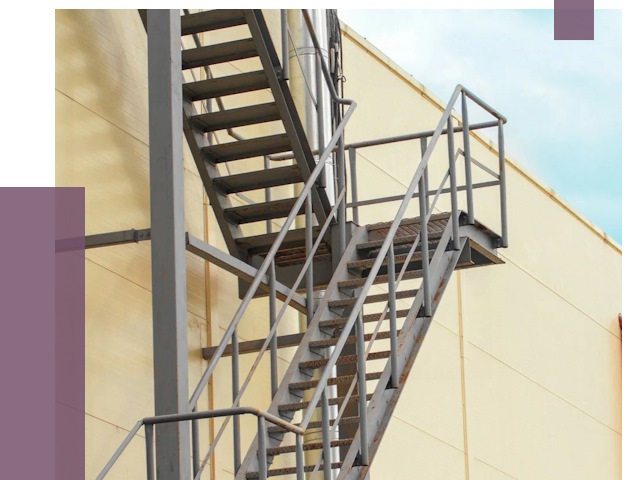 Пожарные лестницы в Новокузнецке от 12329 руб. — монтаж и продажа | ПРОЛЁТ-Нвк