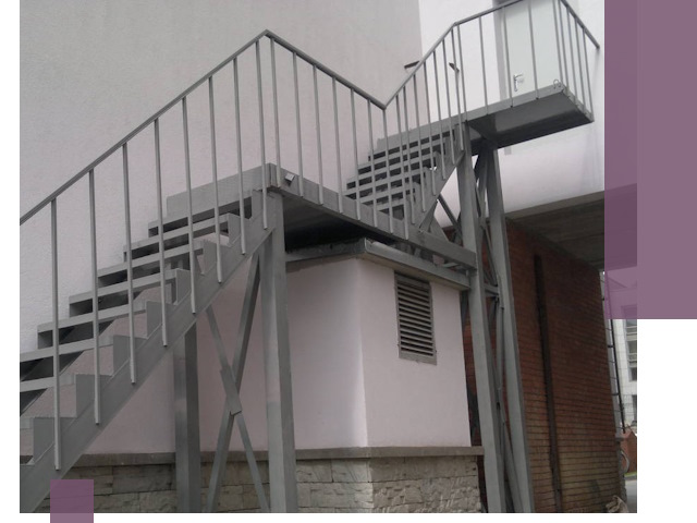 Монтаж пожарных лестниц под ключ в Новокузнецке с гарантией качества