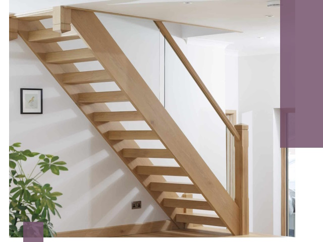 Изготовление деревянных лестниц под ключ в Новокузнецке для дома