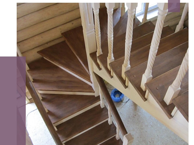 Реставрация деревянных лестниц в Новокузнецке от 4315 руб.