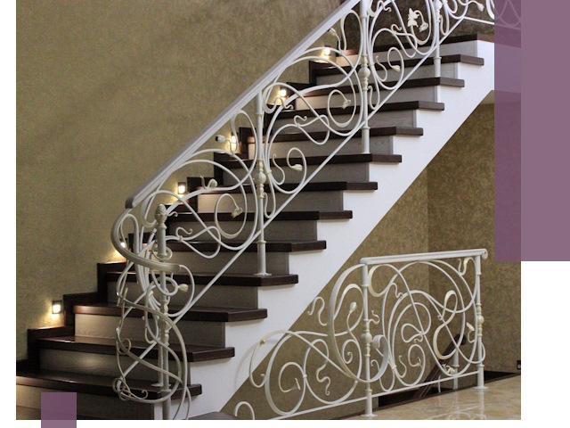 Кованые лестницы под ключ в Новокузнецке — изготовление и монтаж
