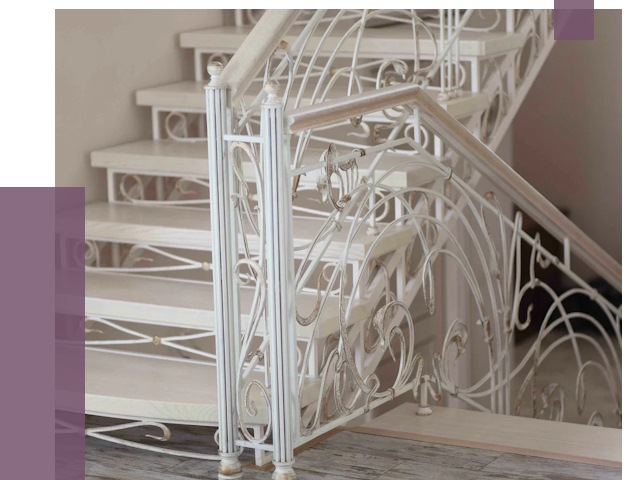 Изготовление кованых лестниц на заказ в Новокузнецке от 87329 руб. | ПРОЛЁТ-Нвк