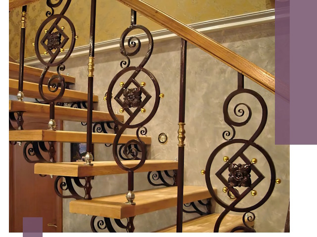 Изготовление кованых лестниц под ключ в Новокузнецке