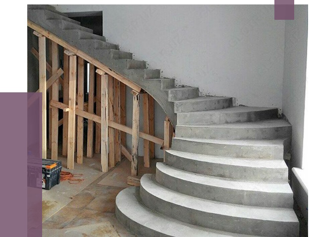 Изготовление бетонных лестниц под ключ в Новокузнецке от 20034 руб. | ПРОЛЁТ-Нвк