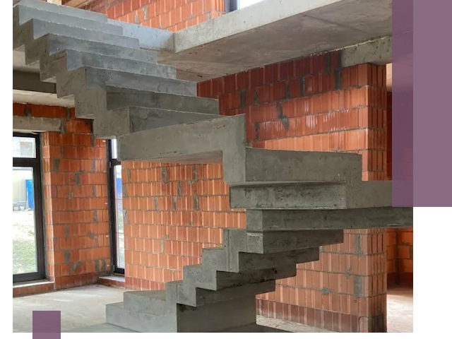 Изготовление бетонных лестниц под ключ в Новокузнецке