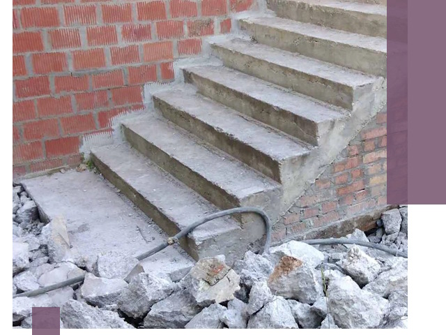 Демонтаж бетонных лестниц в Новокузнецке: быстро и безопасно