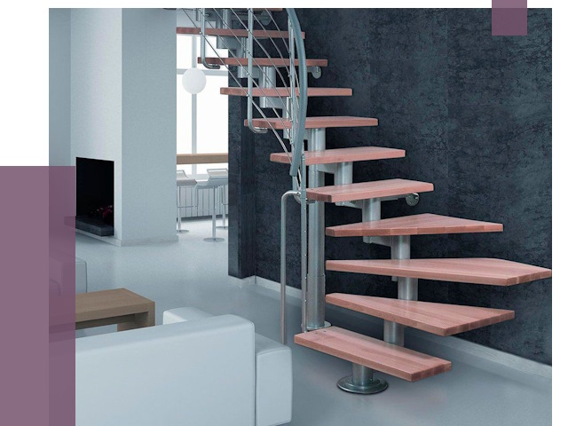 Модульные лестницы в Новокузнецке от 16952 руб. — купить в ПРОЛЁТ-Нвк