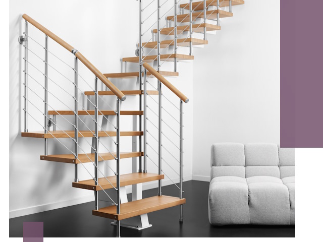 Модульные лестницы под ключ в Новокузнецке — монтаж и изготовление