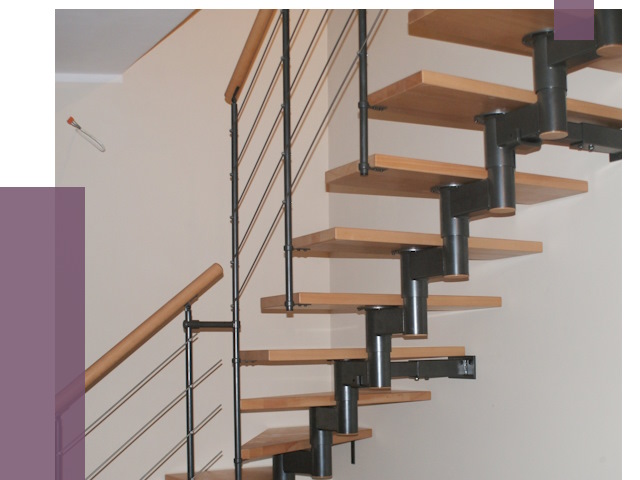 Изготовление модульных лестниц в Новокузнецке от 11558 руб. 