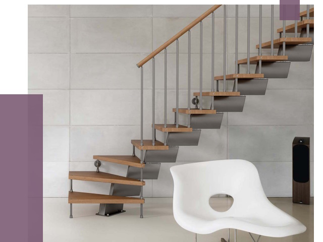 Монтаж модульных лестниц в Новокузнецке от 6370 руб. 