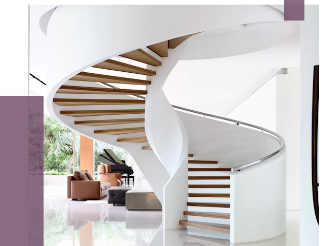 Винтовые лестницы в Новокузнецке под ключ от 48802 руб. | ПРОЛЁТ-Нвк