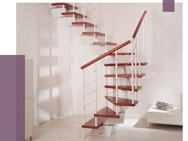 Изготовление лестниц на больцах в Новокузнецке от 9760 руб. | ПРОЛЁТ-Нвк