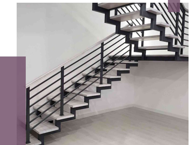 Лестницы на металлокаркасе под ключ в Новокузнецке от 12843 руб. | ПРОЛЁТ-Нвк