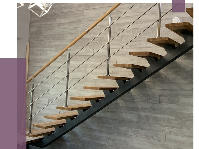 Изготовление лестниц на монокосоуре в Новокузнецке от 76541 руб. 