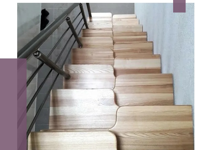 Лестницы гусиный шаг в Новокузнецке от 13099 руб. под ключ | ПРОЛЁТ-Нвк