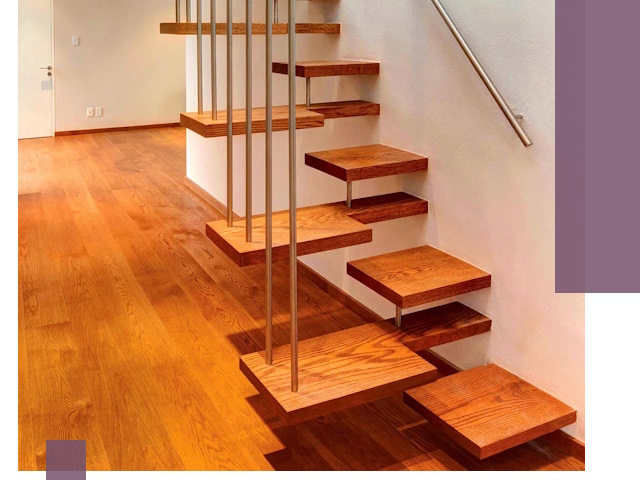 Лестницы «гусиный шаг» на заказ в Новокузнецке для узких пространств