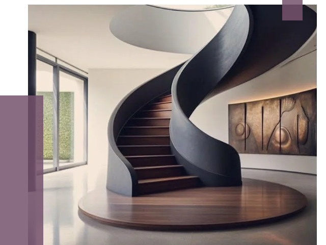 Элитные лестницы под заказ в Новокузнецке от 190069 руб. — ПРОЛЁТ-Нвк