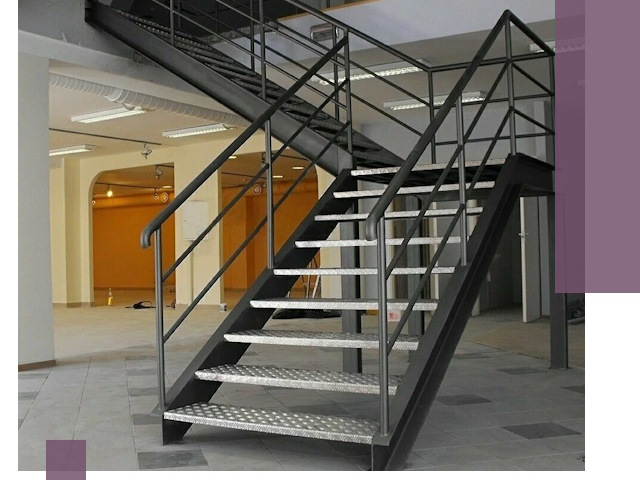 Лестницы для офиса в Новокузнецке: изготовление, монтаж, демонтаж