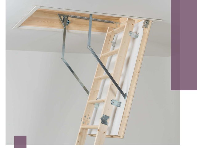 Установка чердачной лестницы под ключ в Новокузнецке