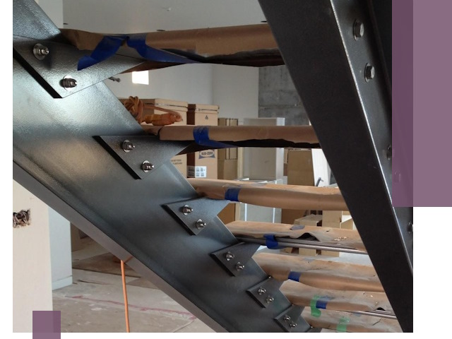 Усиление лестничных конструкций и усиление опор в Новокузнецке