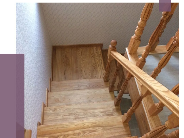 Сосновые лестницы в Новокузнецке под ключ от 8116 руб.  | ПРОЛЁТ-Нвк