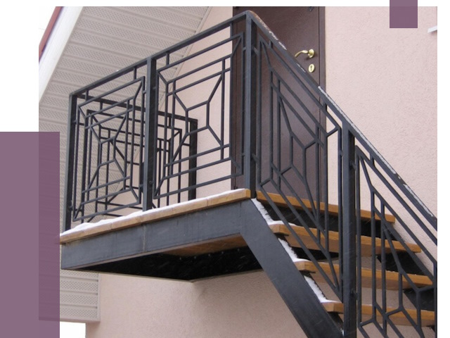 Металлические перила в Новокузнецке от 4315 руб.  | ПРОЛЁТ-Нвк