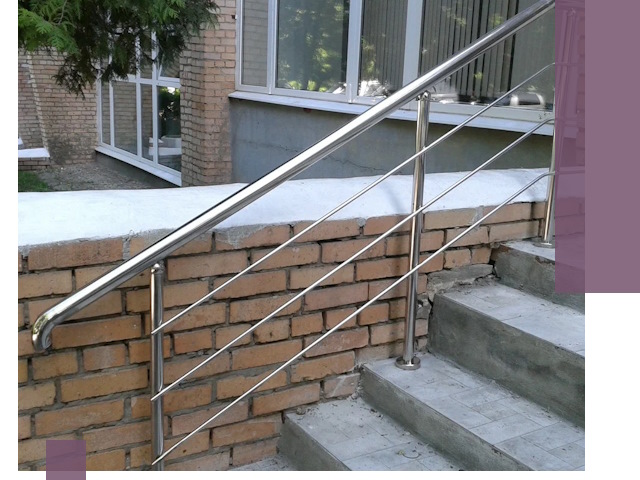 Перила из нержавеющей стали высокого качества в Новокузнецке
