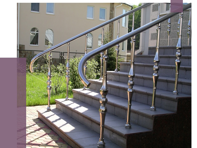 Перила для крыльца в Новокузнецке от 10788 руб. — монтаж ПРОЛЁТ-Нвк