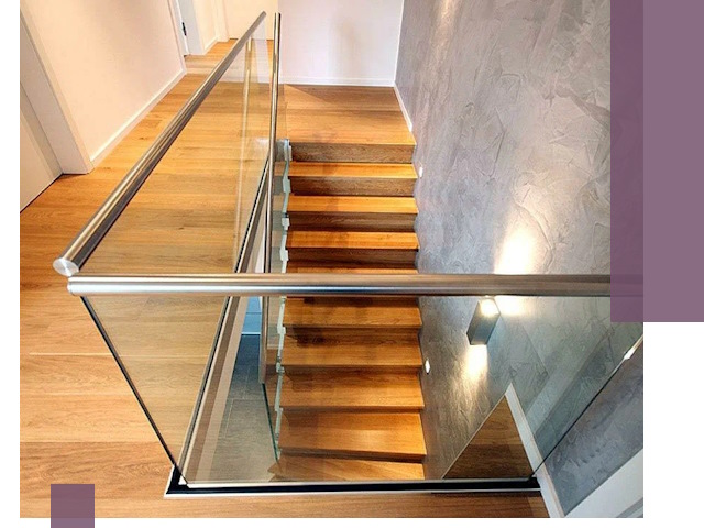 Перила для лестницы в доме — изготовление и монтаж в Новокузнецке