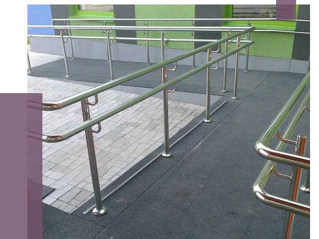 Ограждения пандусов в Новокузнецке от 4366 руб. монтаж | ПРОЛЁТ-Нвк