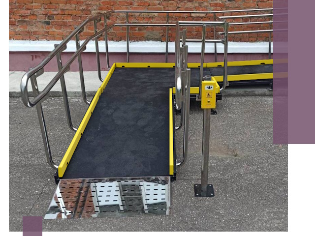 Изготовление наклонных пандусов для инвалидов в Новокузнецке