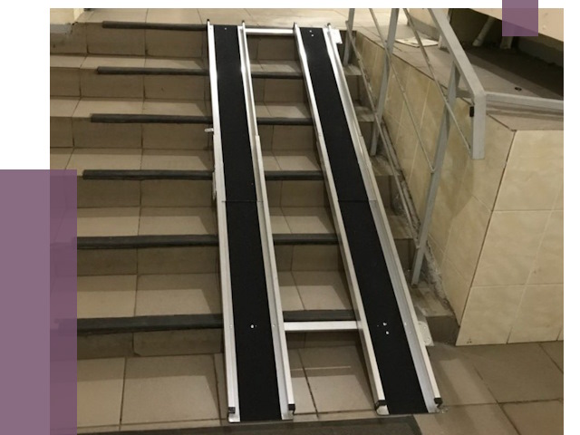 Установка пандуса в подъезд в Новокузнецке от 8014 руб. под ключ | ПРОЛЁТ-Нвк