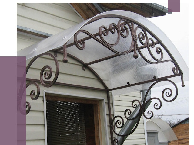 Изготовление козырьков в Новокузнецке от 7397 руб. — заказать | ПРОЛЁТ-Нвк