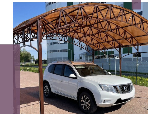 Недорогие навесы в Новокузнецке от 43151 руб.  | ПРОЛЁТ-Нвк