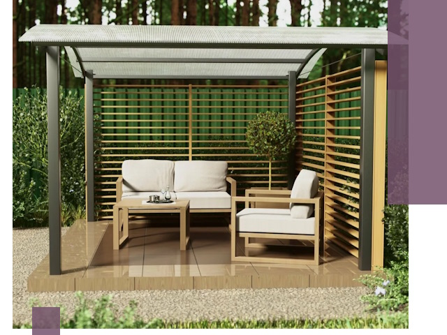 Навесы для дачи в Новокузнецке: изготовление, монтаж и демонтаж