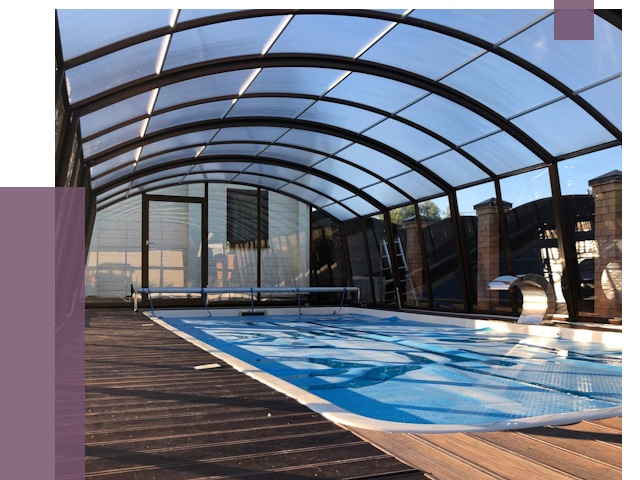 Навесы для бассейна в Новокузнецке от 16849 руб. под ключ | ПРОЛЁТ-Нвк