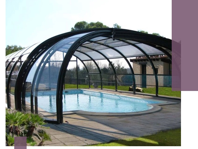 Навесы для бассейна в Новокузнецке: изготовление и монтаж под ключ