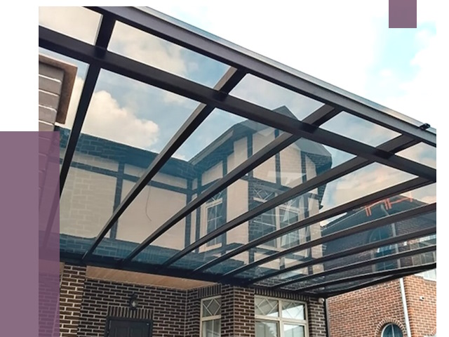 Навесы из поликарбоната в Новокузнецке от 8651 руб. под ключ — ПРОЛЁТ-Нвк