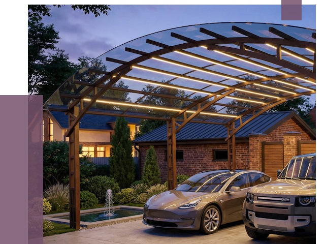 Металлические навесы в Новокузнецке от 12740 руб. под ключ — ПРОЛЁТ-Нвк