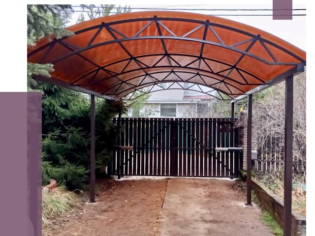 Арочные навесы в Новокузнецке от 12791 руб. — изготовление и монтаж | ПРОЛЁТ-Нвк