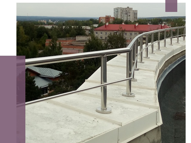 Парапеты и ограждения кровли в Новокузнецке от 4983 руб.