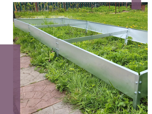 Металлические бордюры для грядок в Новокузнецке от 1798 руб.