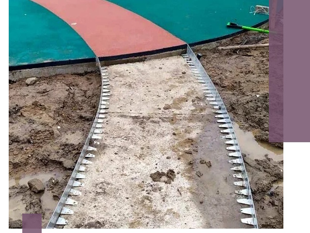 Металлические бордюры для дорожек в Новокузнецке — монтаж и изготовление