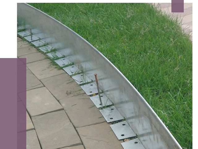 Металлические бордюры для тротуаров в Новокузнецке от 8733 руб.