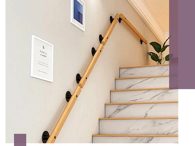 Поручни металлические и деревянные под ключ в Новокузнецке