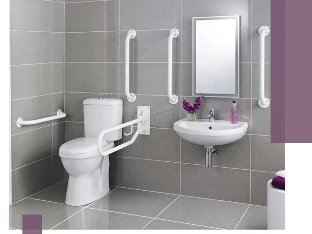 Поручни для санузлов в Новокузнецке: установка, ремонт и монтаж