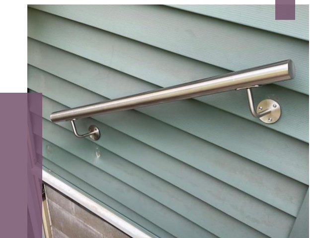 Поручни из нержавеющей стали в Новокузнецке от 7706 руб.  | ПРОЛЁТ-Нвк